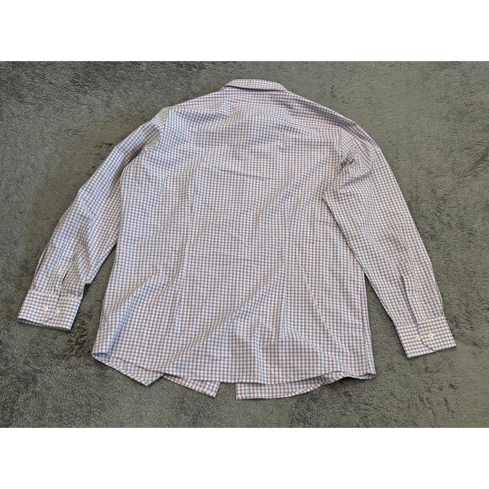 Mizzen + Main Shirt Classic Fit Checked Long Sleeve Performance Menswear Sz 2XL - Picture 5 of 5